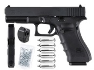 GLOCK 17 GEN 4. PISTOLET WIATRÓWKA 4,5mm BB + 10szt. KAPSUŁ CO2 12g