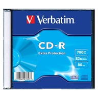 VERBATIM CD-R 700MB 52X EXTRA PROTECTION SLIM CASE