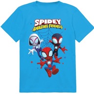 KOSZULKA DZIECIĘCA T-SHIRT DLA DZIECKA SPIDEY I SUPER-KUMPLE 116 JAKOŚĆ