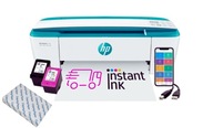 NOWA DRUKARKA HP DESKJET 3762 + TUSZE + KABLE+RYZA PAPIERU