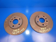 VOLVO V40 II disc discs brake front front KOMPLET SR:278mm
