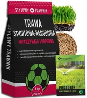 Trawa Nasiona Samozagęszczająca Sportowa Boiskowa STYLOWY TRAWNIK 5kg 2024r