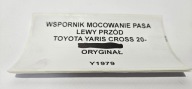 console holder supports left front TOYOTA YARIS CROSS 20- original