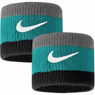 Nike Frotka Na rękę Wristband - geey blue black