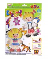 ŽEHLÍCÍ KORÁLKY SADA PRO DĚTI 2 ŠABLONY PINZETA