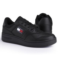 Buty męskie Tommy Jeans RETRO BASKET ESS TRIPLE BLACK