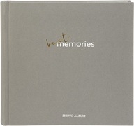 Album kieszeniowy 200 zdjęć 10x15, Best Memories, ECO, szara okleina