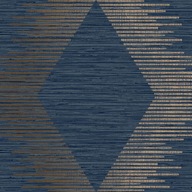 Modrá geometrická moderná tapeta na stenu