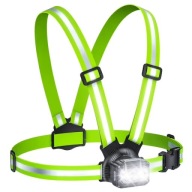 Szelki LED dla biegaczy, rowerzystów możliwość regulacji