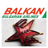 BALKAN AIRLINES odznak pin letecké spoločnosti RED
