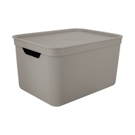 Univerzální box s víkem Rotho béžový