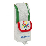 Školská taška Benetton Pop Sivá (6 x 21 x 6 cm)
