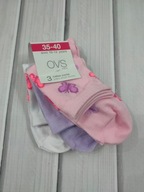 OVS 3-balenie Ponožky pre dievča veľ. 35-40 (146/152)