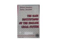 The Main Institions Of The English Legal System -