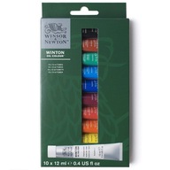 Winsor & Newton Winton olajfestékek 12 ml, 10 db-os készlet.