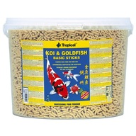 Tropical Koi & Goldfish Basic Sticks Pływające pałeczki pokarm dla ryb 11L
