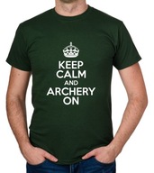 koszulka KEEP CALM AND ARCHERY ON prezent