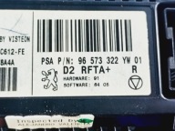 switch switch panel air conditioning devices OE 96573322YW Peugeot 407 SW 04-05