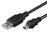 Kabel USB 2.0 A - USB mini B (5pin) - długi 1,5 m