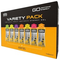 SIS GO ISOTONIC ENERGY GEL VARIETY PACK 7x60ML MIX RÓŻNYCH SMAKÓW ŻEL