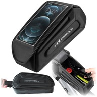 ВЕЛОСИПЕДНА СУМКА З ЧОХЛОМ ДЛЯ ТЕЛЕФОНУ 1.7Л ВОДОНЕПРОНИКНИЙ КАРКАС ROCKBROS