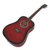 Small Ukulele 6 Strings Acoustic Guitar Music Red