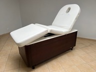 Łóżko elektryczne kosmetyczne fotel do masażu podologiczny lezanka jak nowe