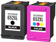 2× Atrament White Box HP-652CMYK-WB pre HP čierna (black), trojfarebná