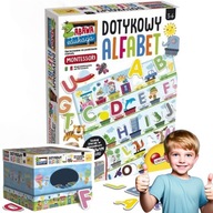 MONTESSORI DOTYKOWY ALFABET Lisciani – EDUKACYJNA GRA SENSORYCZNA – LITERKI