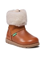 Kickers Kozaki Nonofur 878683-10-116 M Camel Brillant