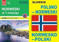 Norweski w 1 miesiąc + Słownik norweski norwesko