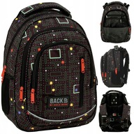 Plecak szkolny młodzieżowy BackUP 24 L dla chłopca fana gry PAC-MAN