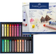 SUCHE Pastele Faber-Castell 128324 Soft Pastels 24kol.