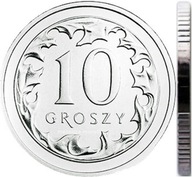 10 gr groszy 1992 mennicza mennicze z woreczka