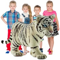 SCHLEICH Mały Biały Tygrys FIGURKI ZWIERZĄT Fajne DEKORACYJNE Figury