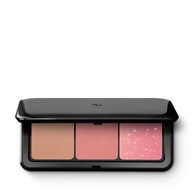 KIKO Milano Multi Finish paleta do twarzy z 1 bronzerem i 2 różami 02 Mauve