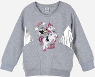 Szara bluza dziewczęca Myszka Minnie Disney 104