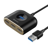 HUB USB BASEUS ADAPTER ROZDZIELACZ ROZGAŁĘŹNIK 4x USB 2.0 3.0 KABEL 1M