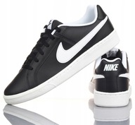 BUTY SPORTOWE NIKE COURT ROYALE CZARNE SKÓRZANE