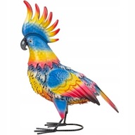 Kakadu Papuga dekoracja metalowa do ogrodu domu ozdoba Jak żywa!!!