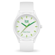 ICE WATCH zegarek unisex silikonowy biały pasek solar komunia 017762