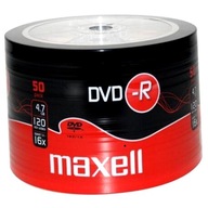 Płyty DVD-R 4,7 GB 16X MAXELL SP50