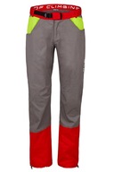 Pánske lezecké nohavice Kulti Milo grey/red