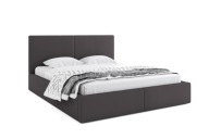 INTERBEDS Hilton kárpitozott franciaágy 120x200 grafit