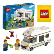 LEGO City - Wakacyjny kamper (60283) + Torba Prezentowa LEGO