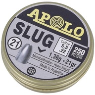 Śrut Apolo Slug 21 grain 5,5 mm - 250 szt. Diabolo