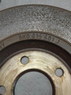 Audi A5 8TTarcze brzdové záď plotýnky 8K0615601J