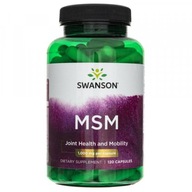 SWANSON MSM 1000MG 120K SIARKA STAWY KOLAGEN