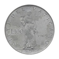 [M13247] Watykan 100 lirów 1963