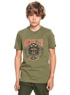 Tričko Quiksilver Biker Skull - GPH0/Four Leaf